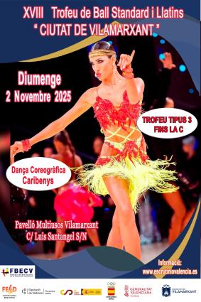 cartel trofeo vilamarxant 2 de noviembre