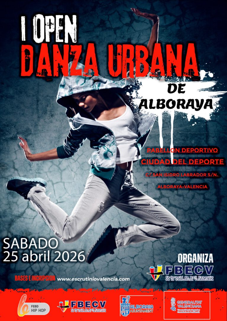 cartel I Open Alboraya Hip Hop 25 de abril