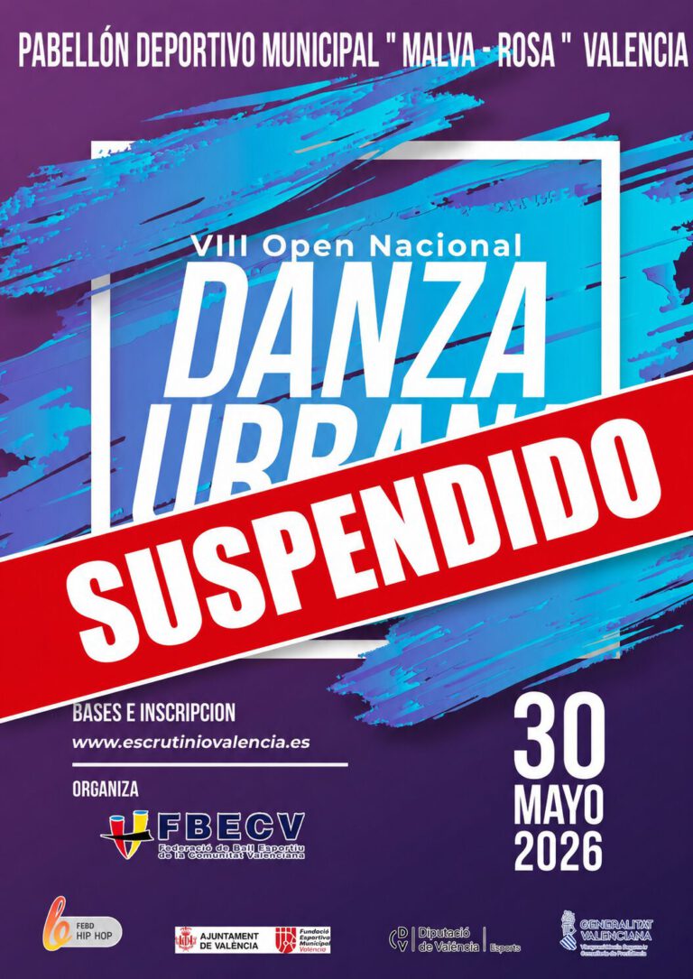 cartel suspendido